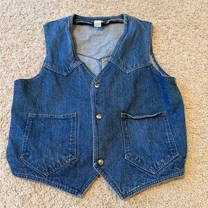 Vintage Western Denim Vest